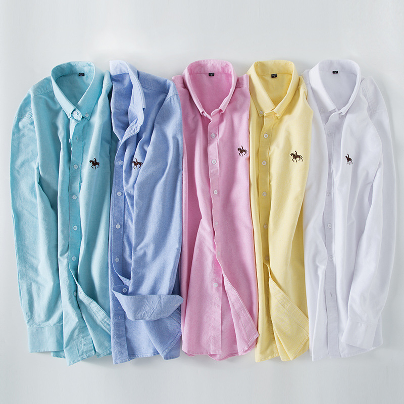 Oxford Cotton Casual Shirt Business - 6XL % 100% Pamuk Oxford Beyaz