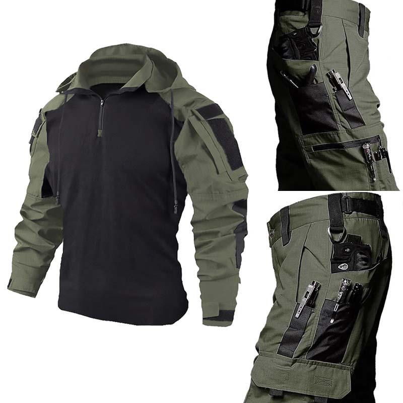 Tactical Military Shirt Cargo - Taktik Askeri Üniforma Seti Nefes Alabilen