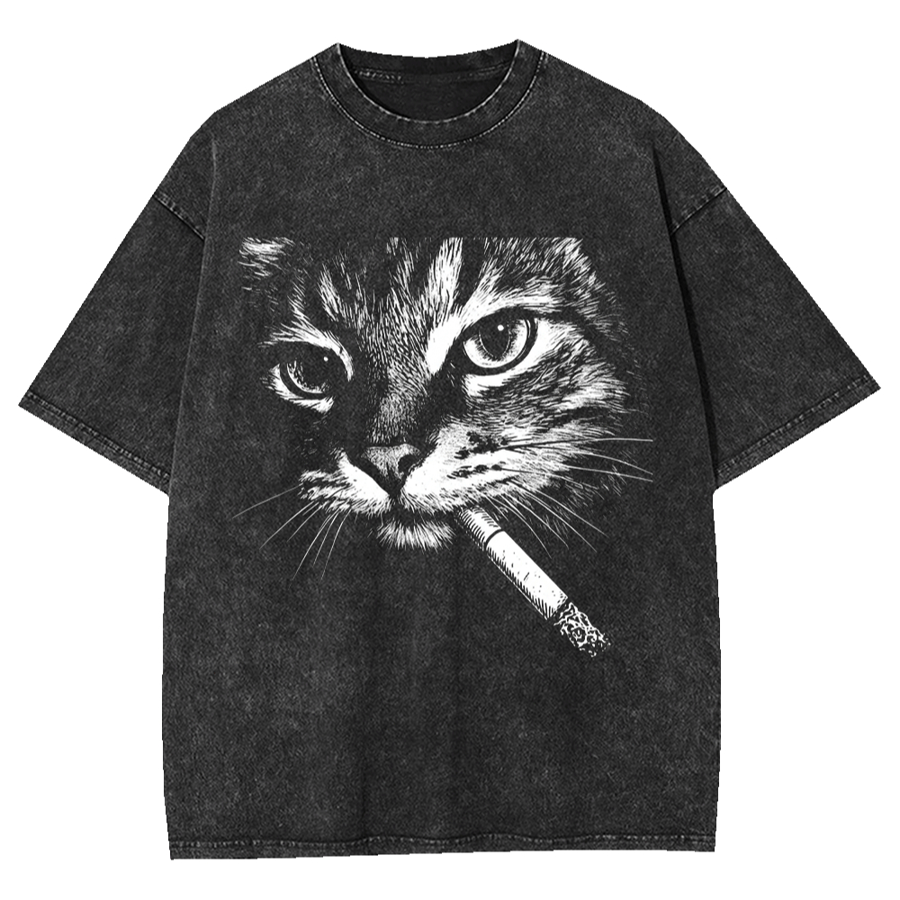 Vintage Asit Yıkama Erkek Tişö - Acid Wash Vintage Graphic T Shirt incelemesi ve fiyatı