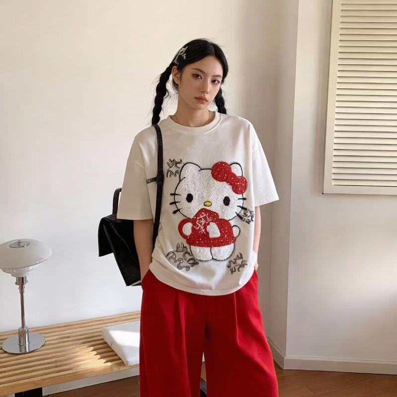 Sevimli Kısa Kollu Hello Kitty - T-Shirts incelemesi ve fiyatı