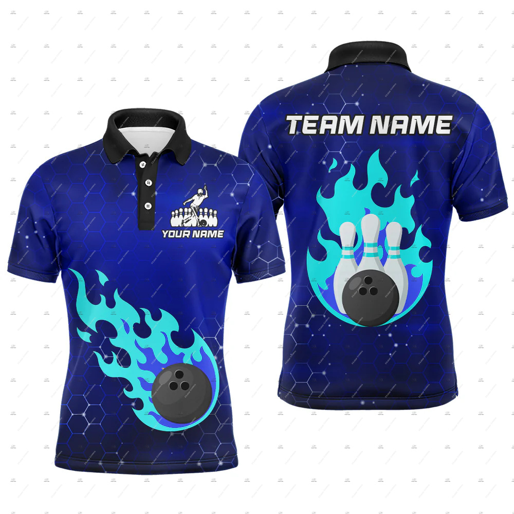 Özel Ad Bowling Kafatası Alev  - Short Sleeve Bowling Shirt Retro incelemesi ve fiyatı