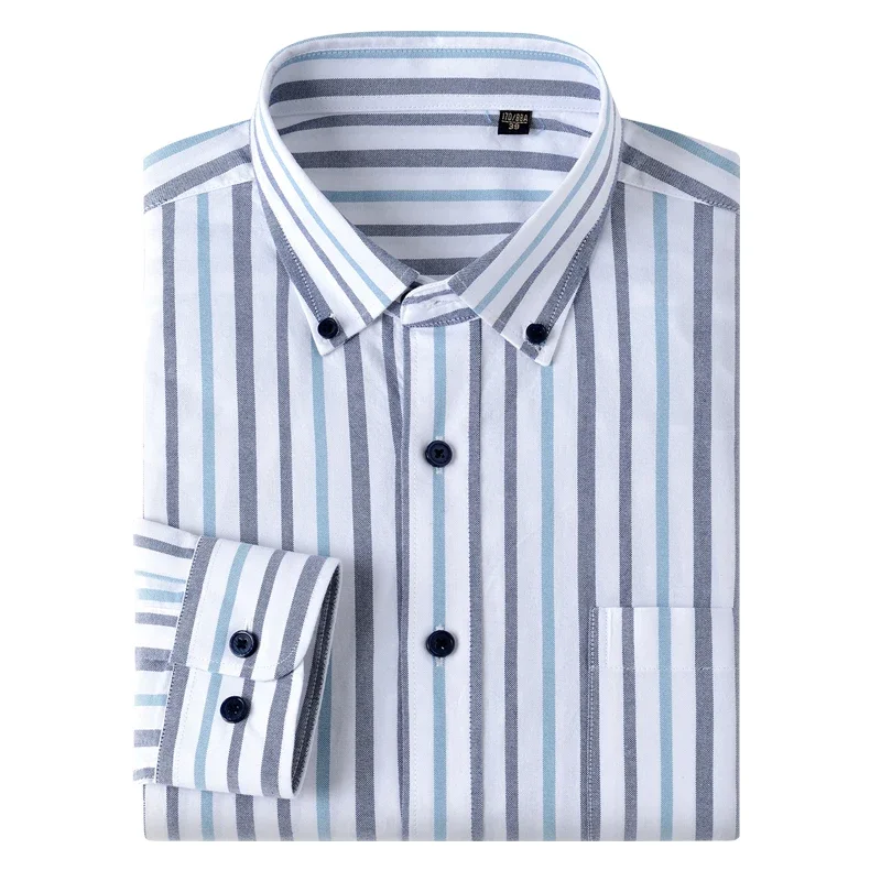 Erkekler için yüksek Kaliteli  - Oxford Cotton Casual Shirt Business incelemesi ve fiyatı