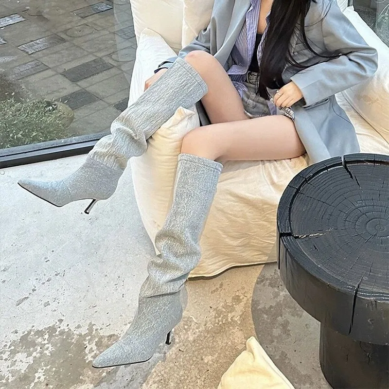 Yüksek Topuklu Diz Üstü Katlan - Jeans incelemesi ve fiyatı