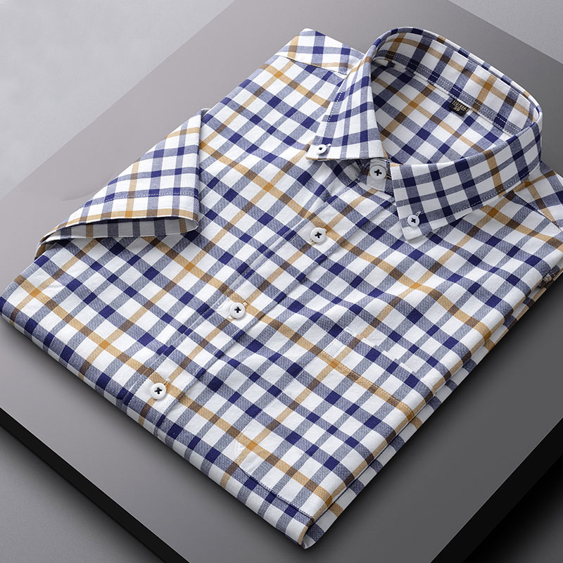 Yaz yeni 100% pamuk Oxford kıs - Oxford Cotton Casual Shirt Business incelemesi ve fiyatı