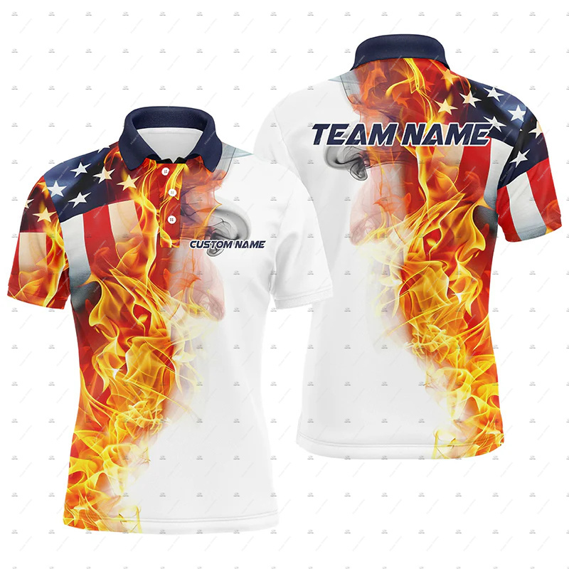 Özel Ad Bowling Kafatası Alev  - Short Sleeve Bowling Shirt Retro incelemesi ve fiyatı