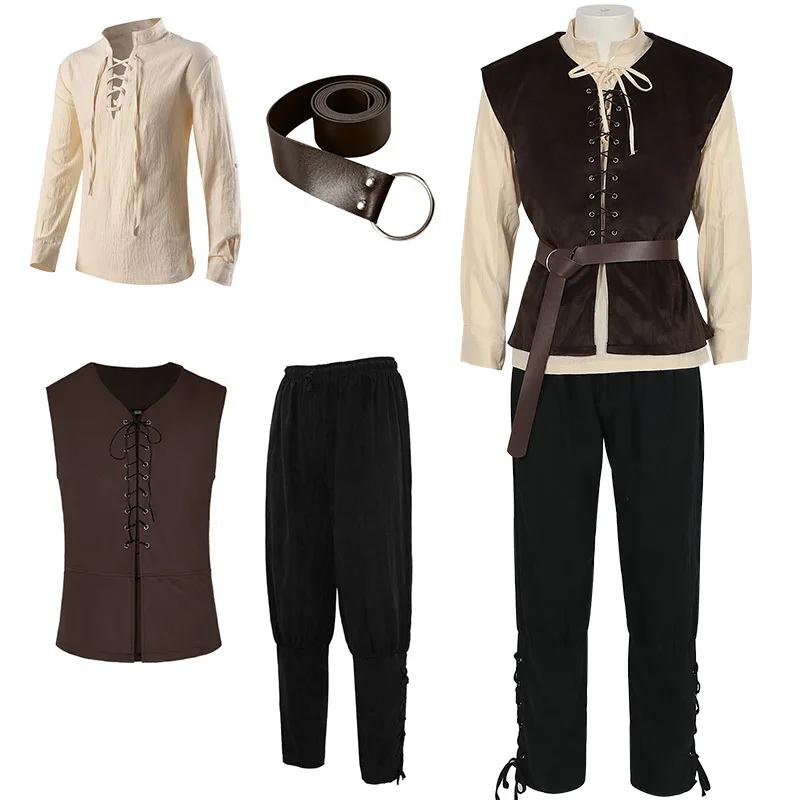 Ortaçağ Gömlekleri Gotik Steam - Medieval Gothic Lace Up Pirate Shirt incelemesi ve fiyatı