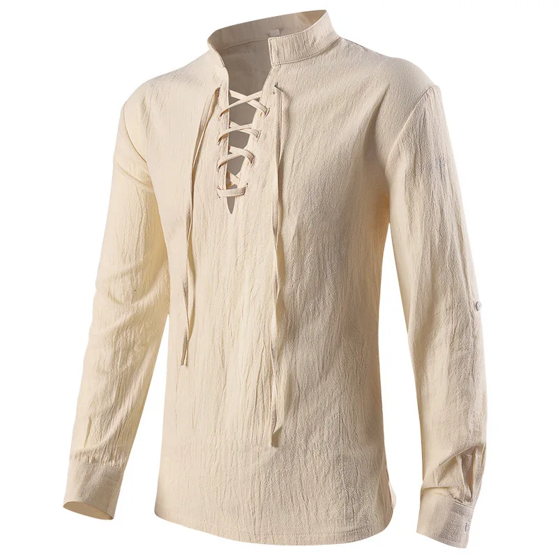 Ortaçağ Gömlekleri Gotik Steam - Medieval Gothic Lace Up Pirate Shirt incelemesi ve fiyatı