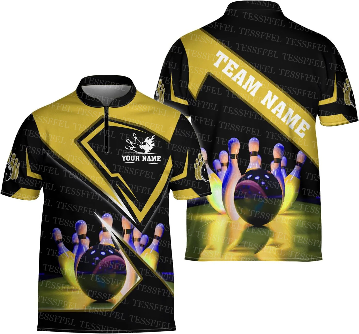 Özel Ad Graffiti Alev Strike B - Short Sleeve Bowling Shirt Retro incelemesi ve fiyatı