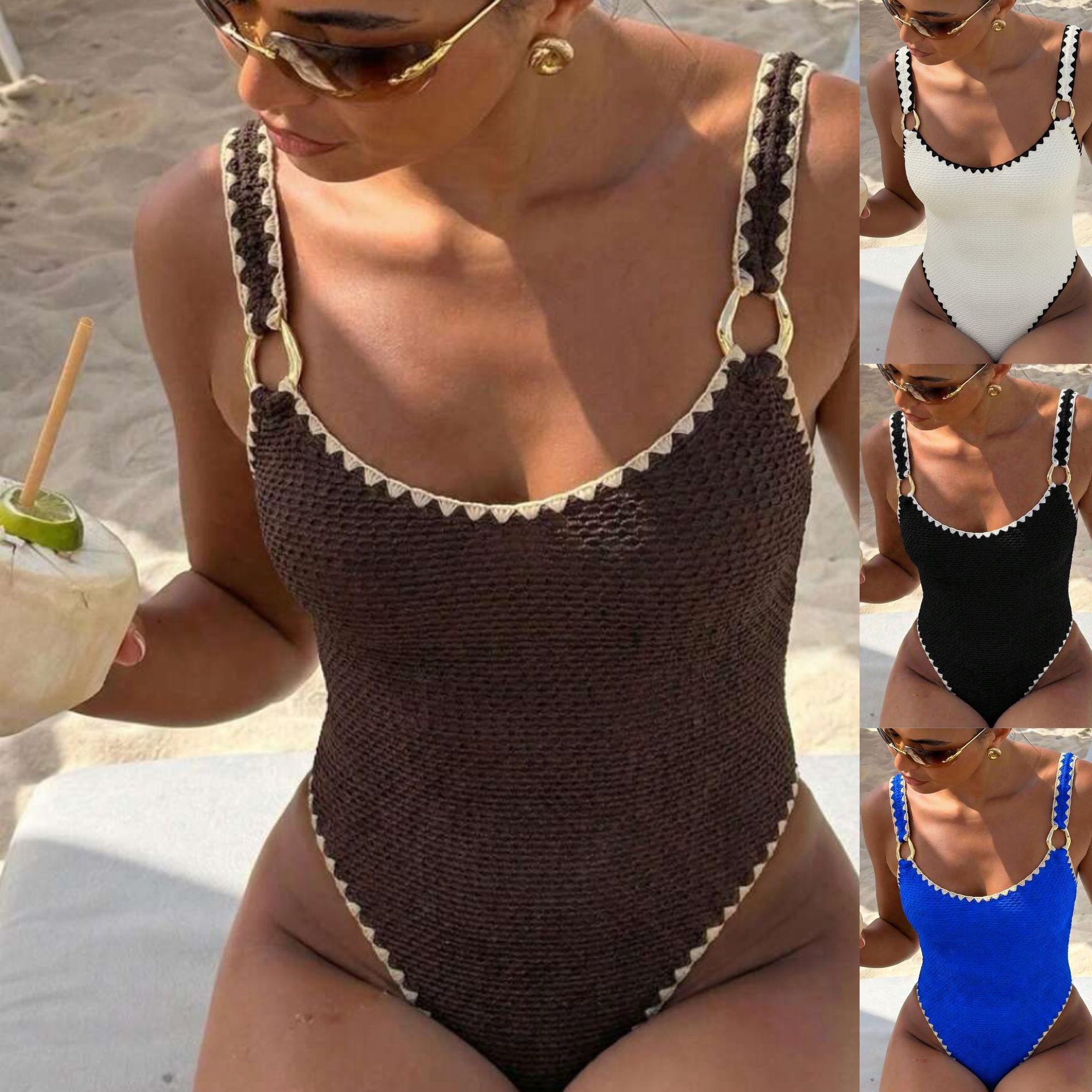 Kadın Mayo Mayo Kolsuz Düz Ren - Suits incelemesi ve fiyatı