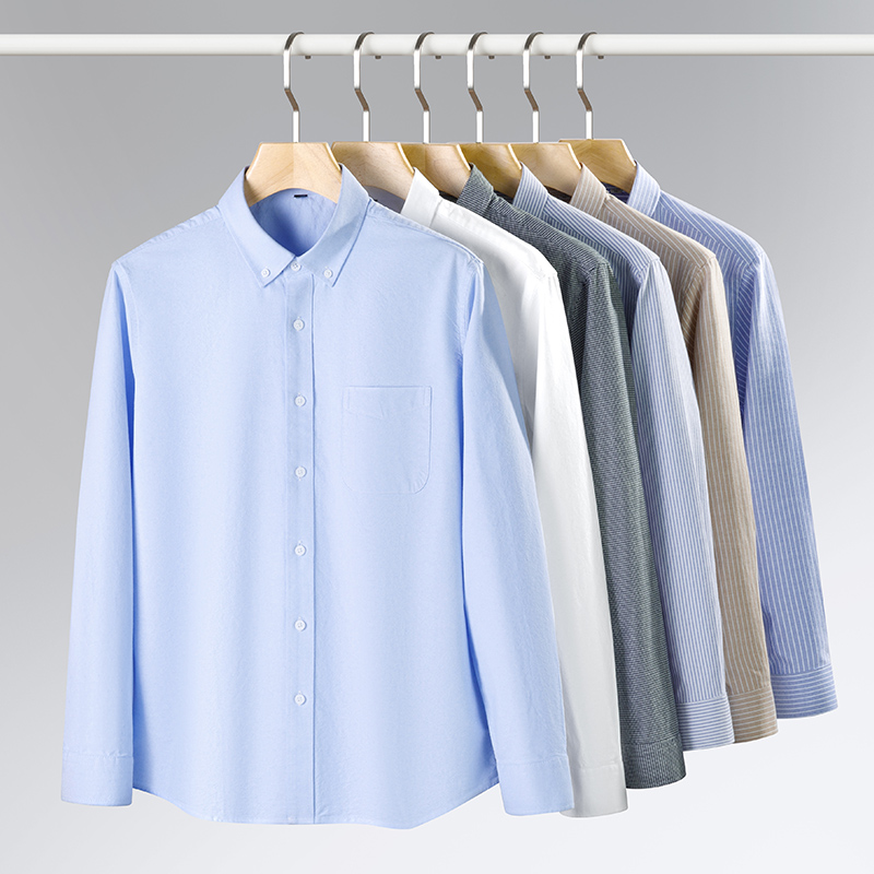 Bahar Yeni Erkek Oxford Gömlek - Oxford Cotton Casual Shirt Business incelemesi ve fiyatı