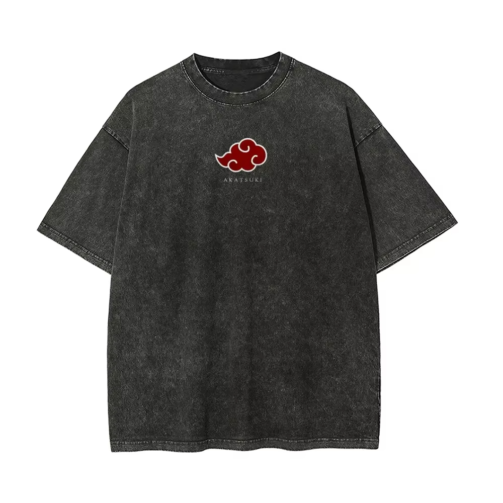 YENI Naruto Itachi Uchiha T Sh - Acid Wash Vintage Graphic T Shirt incelemesi ve fiyatı