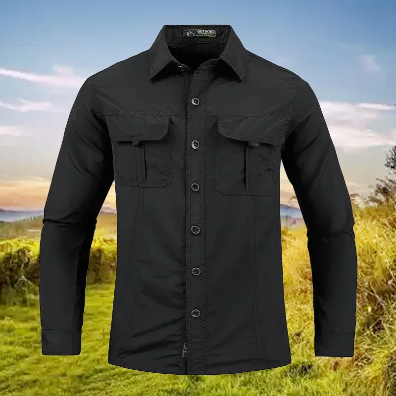 5XL erkekler hafif çabuk kuruy - Tactical Military Shirt Cargo incelemesi ve fiyatı