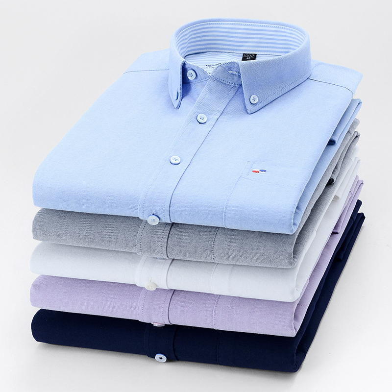 100% saf pamuk Oxford erkekler - Oxford Cotton Casual Shirt Business incelemesi ve fiyatı