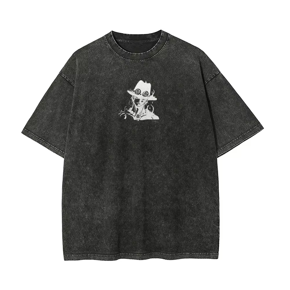 Ace T Shirt Erkekler Tek Parça - Acid Wash Vintage Graphic T Shirt incelemesi ve fiyatı
