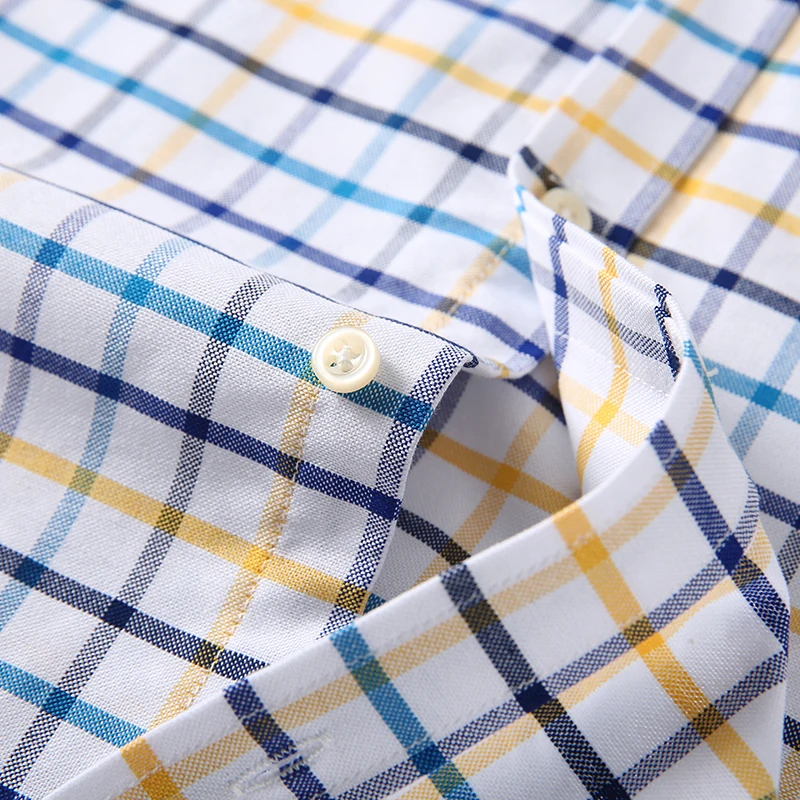 Erkek %100 Pamuklu Gömlekler U - Oxford Cotton Casual Shirt Business incelemesi ve fiyatı