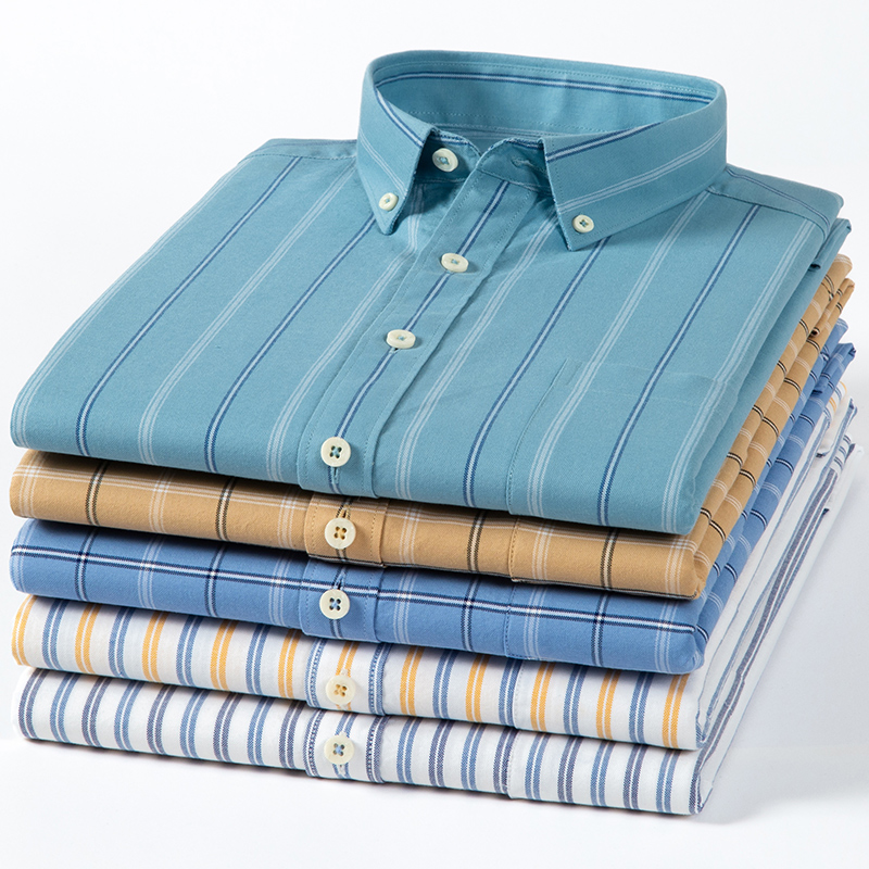Yüksek kalite %100 pamuklu oxf - Oxford Cotton Casual Shirt Business incelemesi ve fiyatı