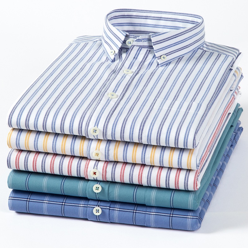 Yüksek kalite %100 pamuklu oxf - Oxford Cotton Casual Shirt Business incelemesi ve fiyatı
