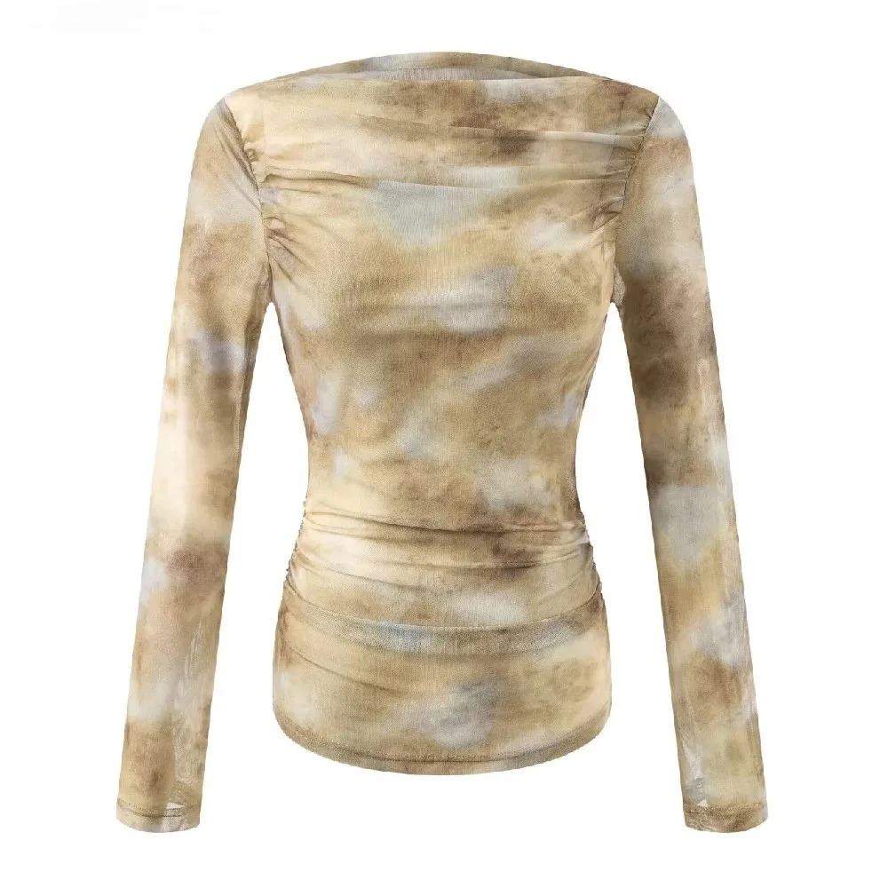 2025 Seksi Tie-Dye Baskılı Büz - T-Shirts incelemesi ve fiyatı