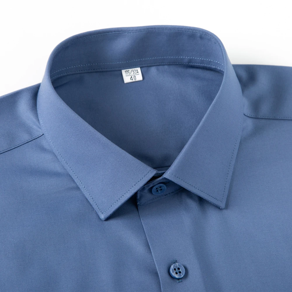 Erkek Saten Benzeri Uzun Kollu - Breathable Bamboo Fiber Shirt Non Iron incelemesi ve fiyatı