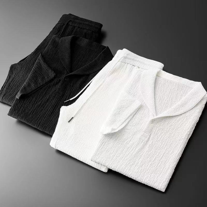 Yaz Ultra-ince İki parçalı Buz - Mens Linen Shirt Long Sleeve incelemesi ve fiyatı